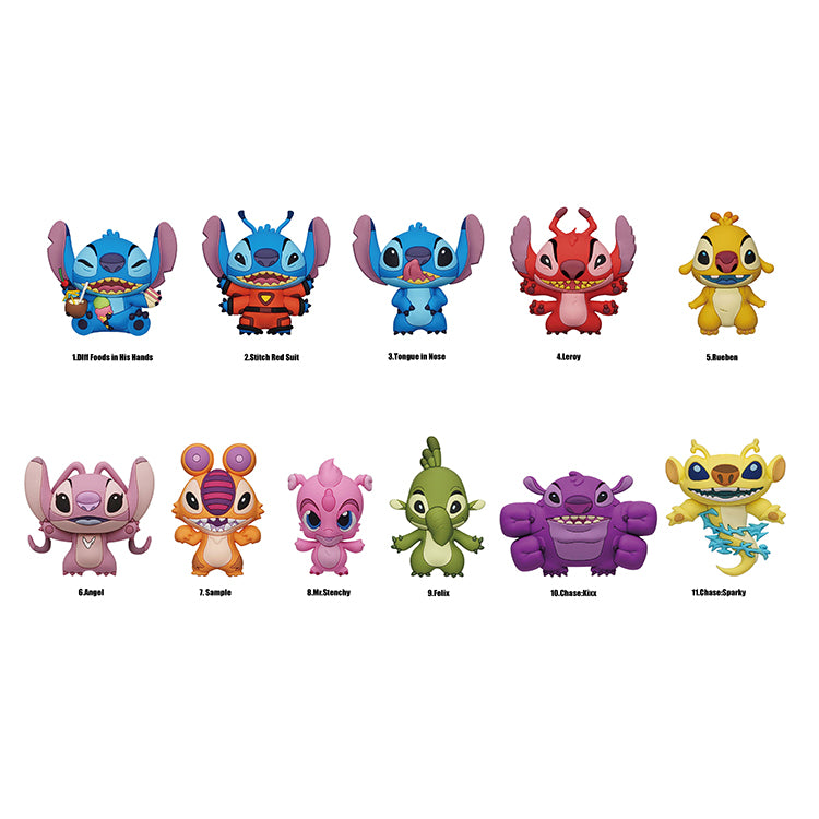 MO85535 - Stitch Series 5 3D Collectable Keychain - Click Distribution (UK) Ltd